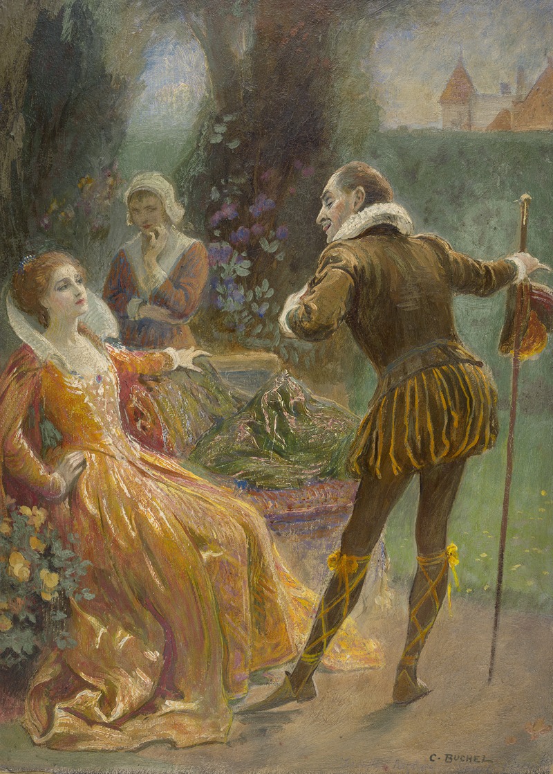 Charles A. Buchel - Twelfth night, Olivia and Malvolio