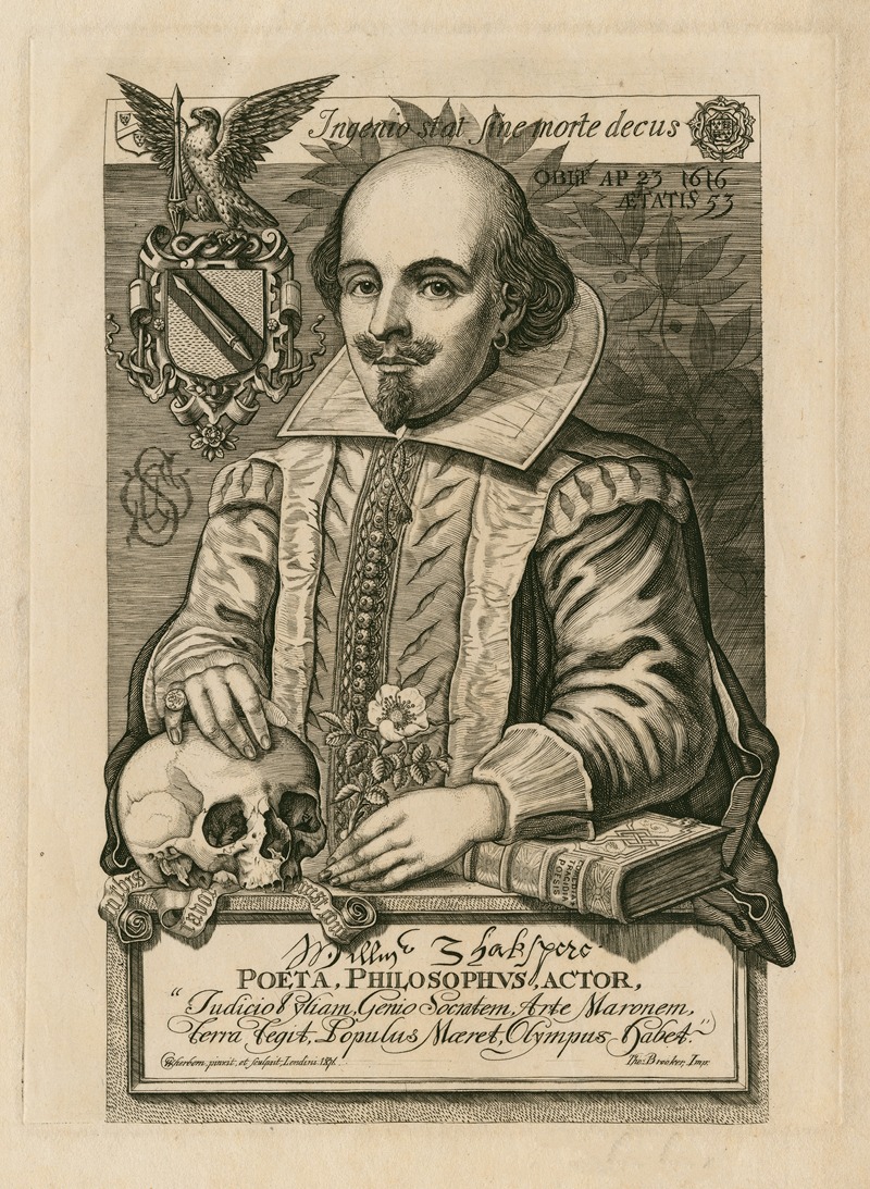 Charles William Sherborn - William Shakespeare, poeta, philosophus, actor