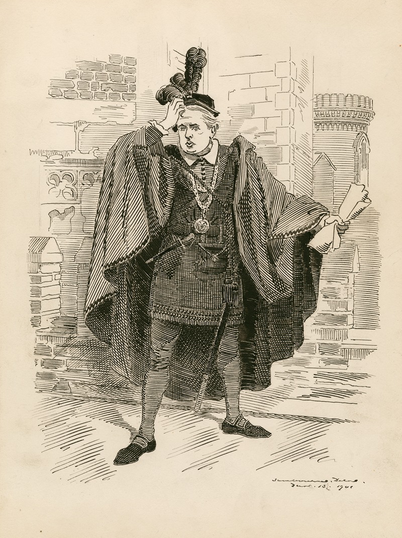 Edward Linley Sambourne - Hamlet