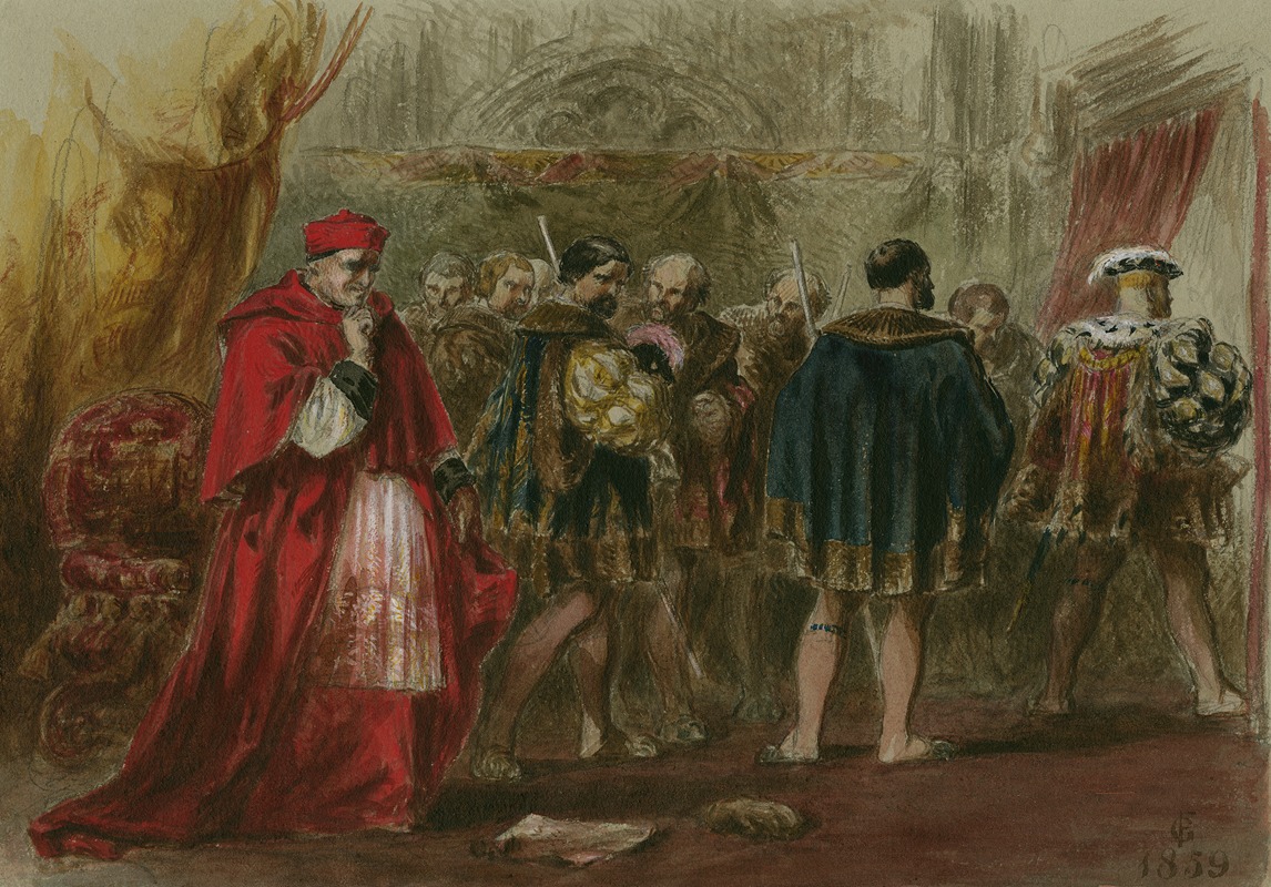 Frederick Gilbert - King Henry VIII, III, 2, dismissal of Cardinal Wolsey