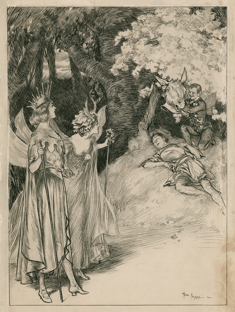 Frederick Pegram - Scenes from A midsummer night’s dream at Her Majesty’s Theatre