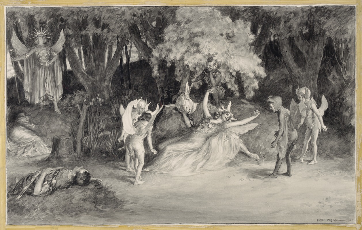 Frederick Pegram - Scenes from A midsummer night’s dream at Her Majesty’s Theatre