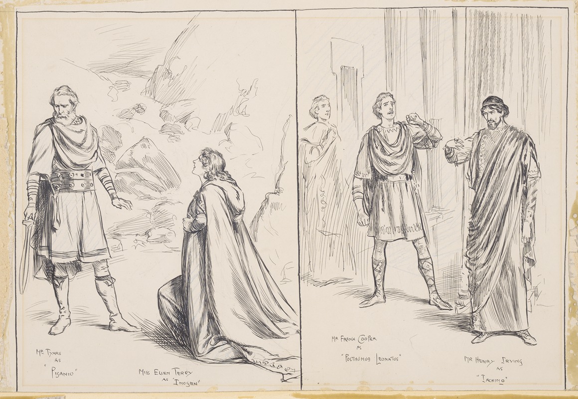 Frederick Pegram - Scenes from Cymbeline at the Lyceum