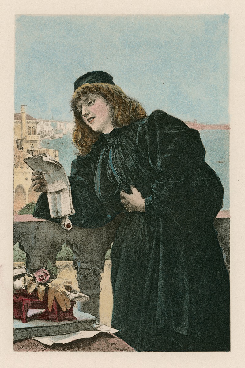 Henry Woods - Portia in Merchant of Venice