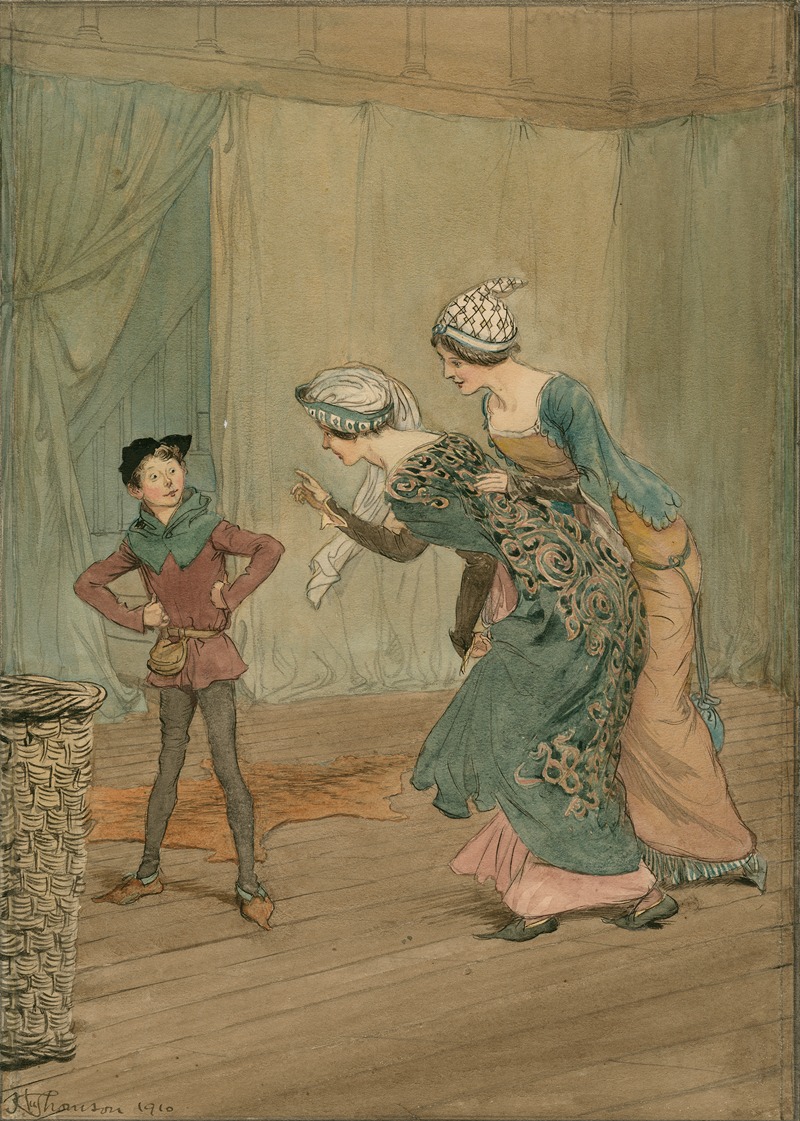 Hugh Thomson - Illustrations to Merry wives of Windsor Pl.18