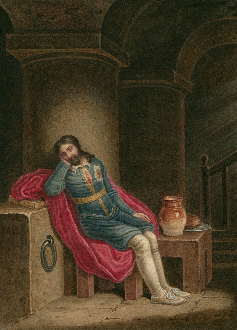 J. Coghlan - Richard II, Richard in prison at Pomfret Castle