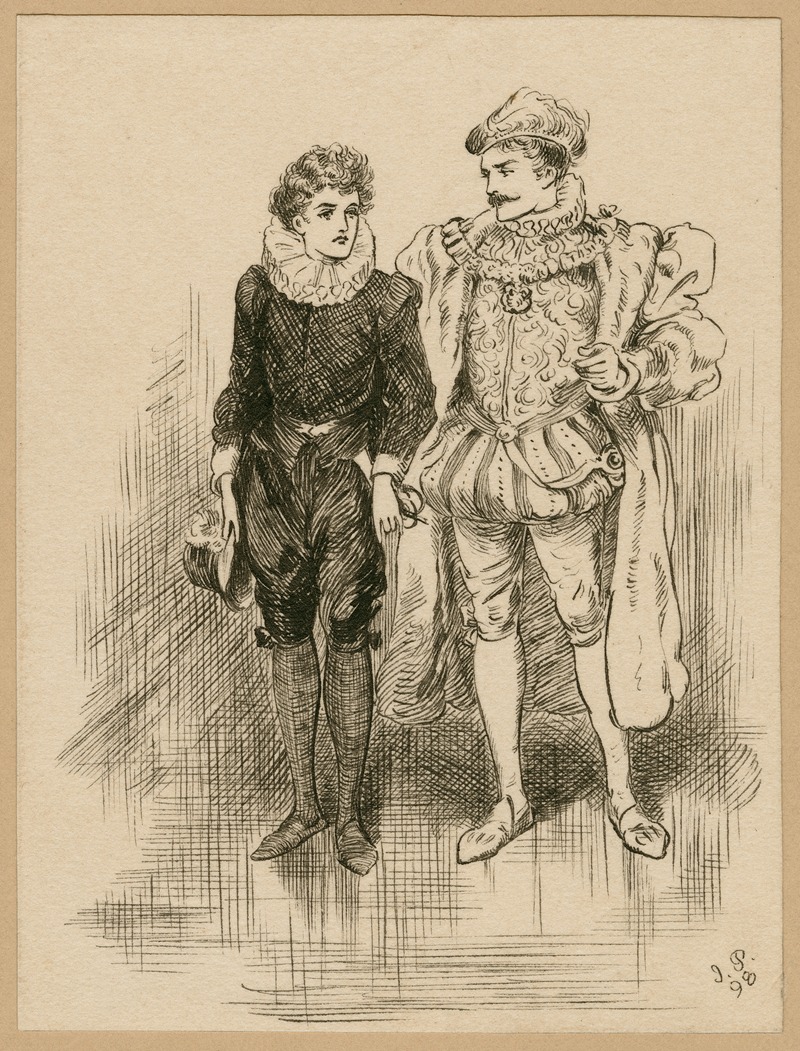 J. E. Pawsey - Viola and the duke, Twelfth night