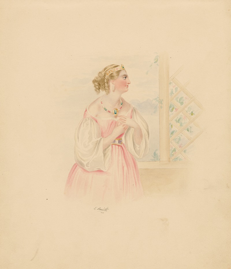 J. Smith - Portrait of Juliet, from Shakespeare’s Romeo and Juliet