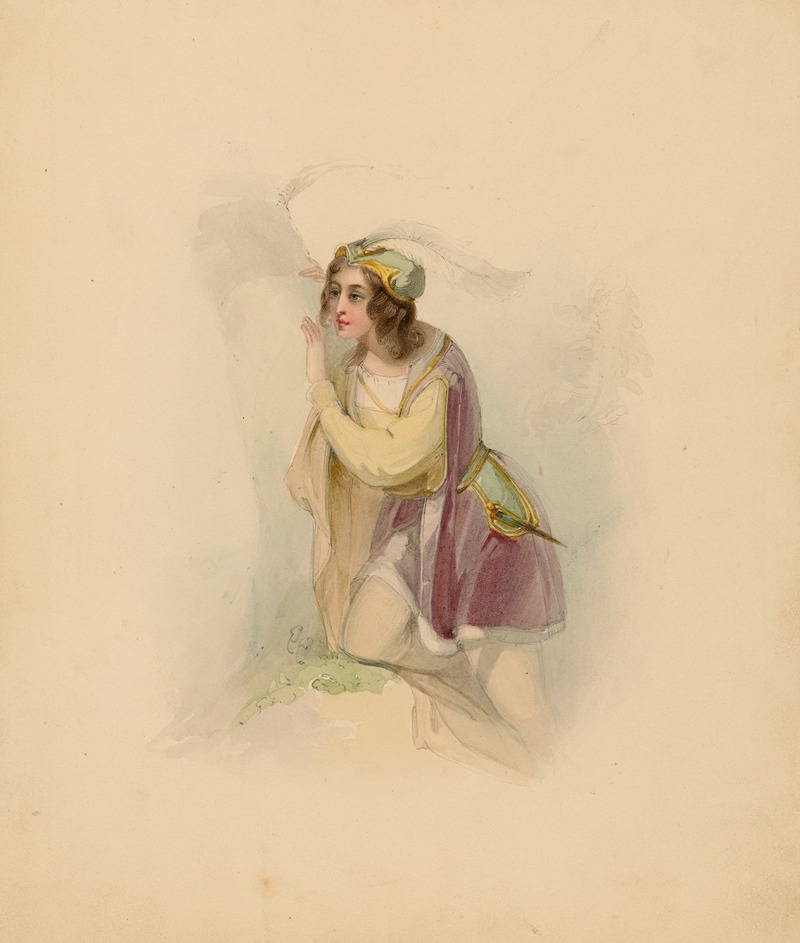 J. Smith - Portrait of Rosalind in Shakespeare’s As you like it