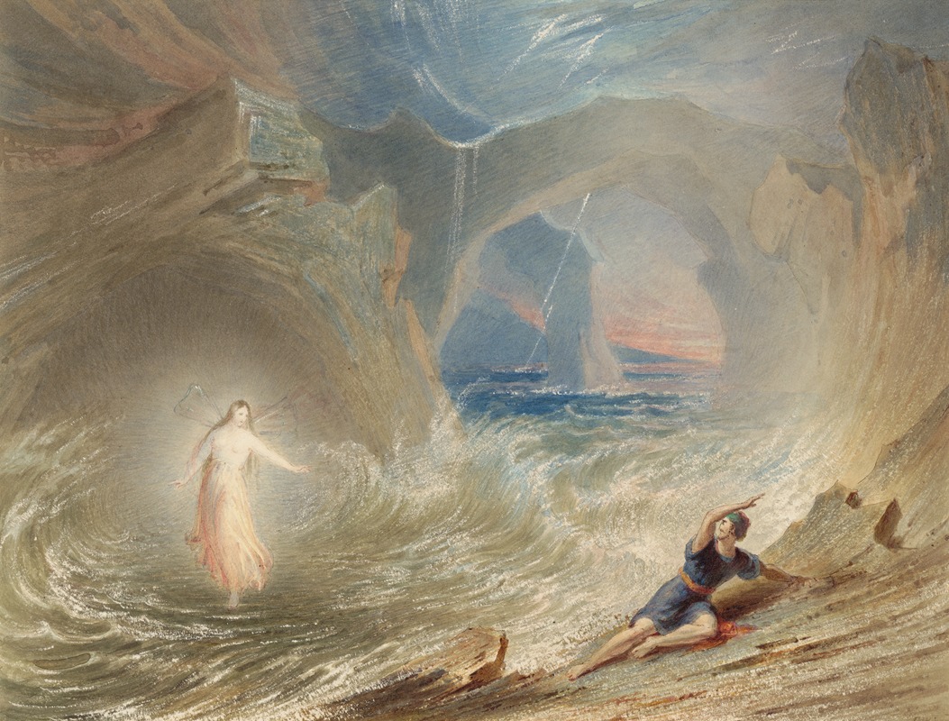 James Henry Nixon - The Tempest, Miss Polly Horlon as Ariel