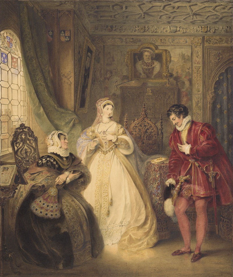 James Stephanoff - Henry VIII, act II, sc. 3