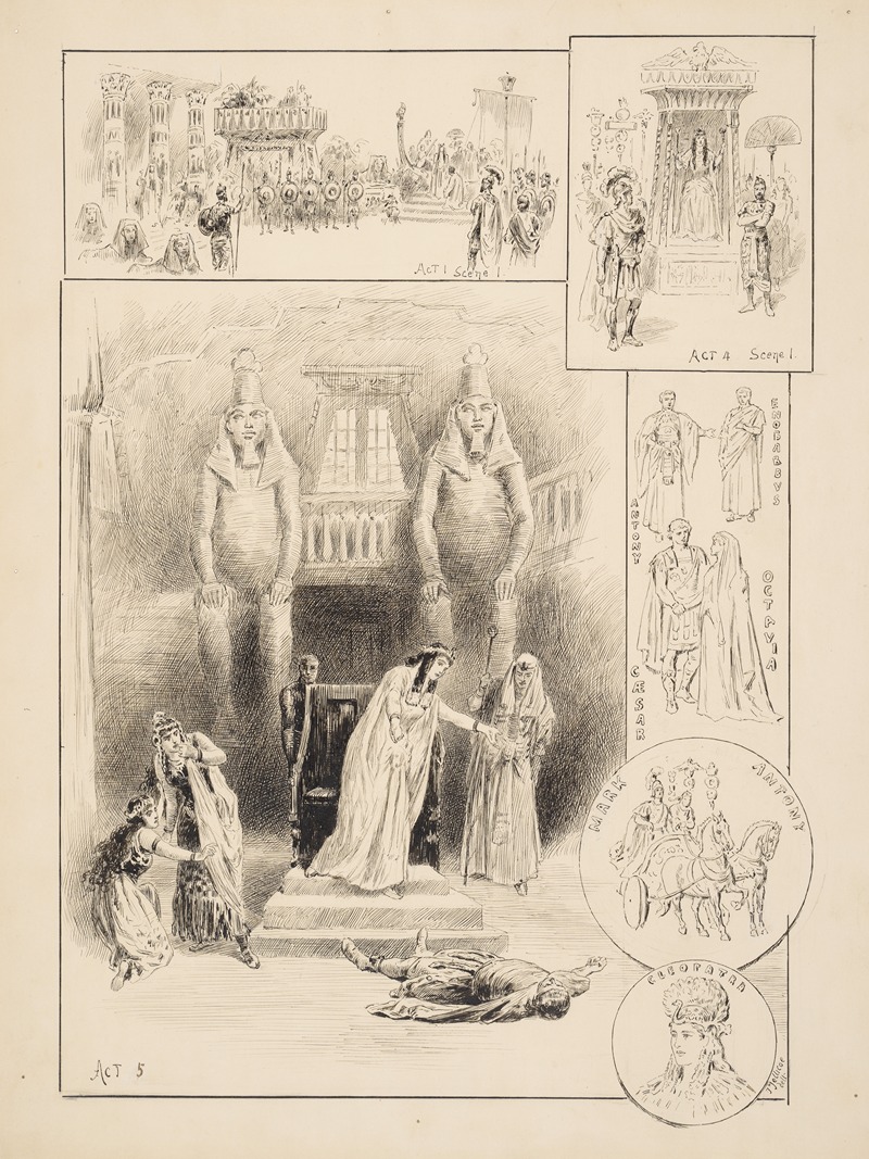 John Jellicoe - Antony and Cleopatra, Prince’s Theatre, May 29, 1890, Mrs. Langtry as Cleopatra