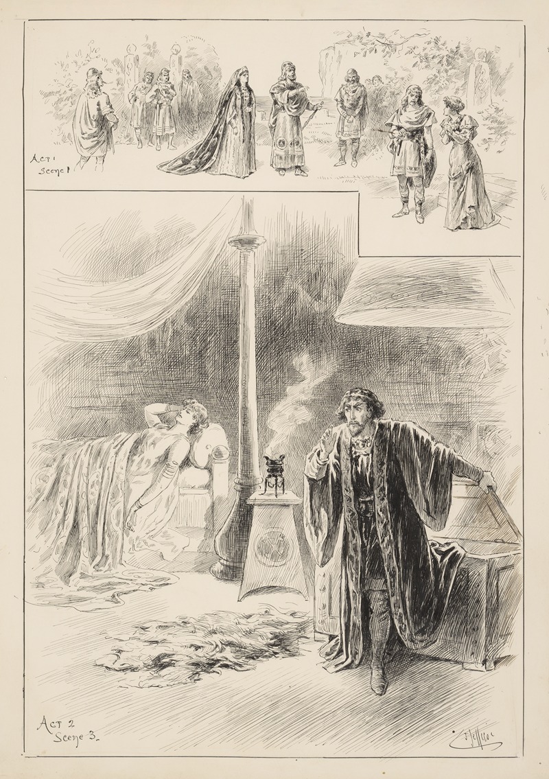 John Jellicoe - Cymbeline, Miss Ellen Terry as Imogene, Mr. Henry Irving as Iachimo, Lyceum Theatre, September 26, 1896