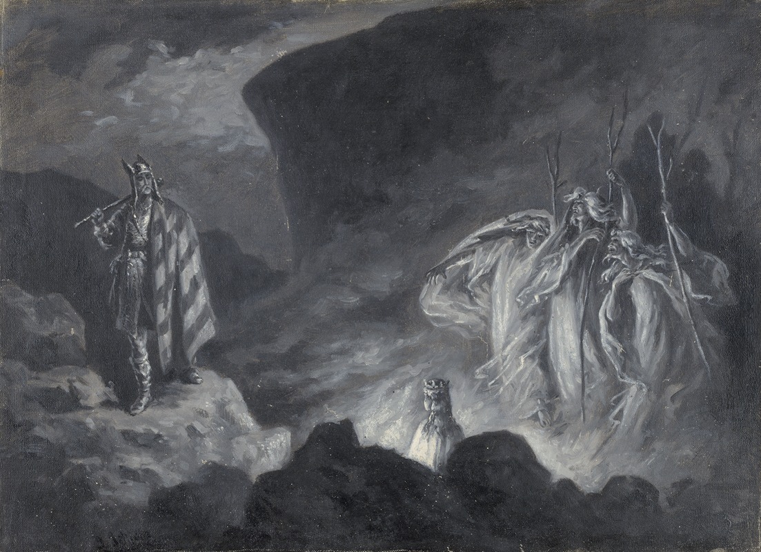 John Jellicoe - Macbeth and the witches, act IV, scene 1