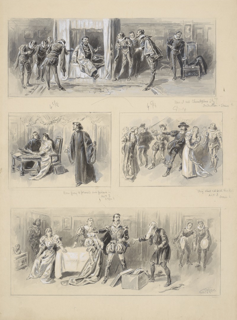 John Jellicoe - Taming of the shrew, O.U.D.S. (Oxford University Dramatic Society), March 6, 1897