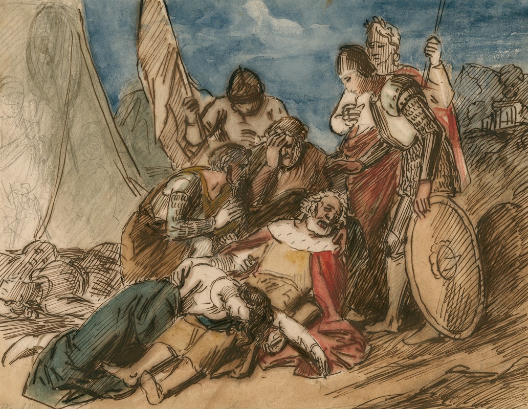 John Massey Wright - Scene from King Lear – act V, sc. 3