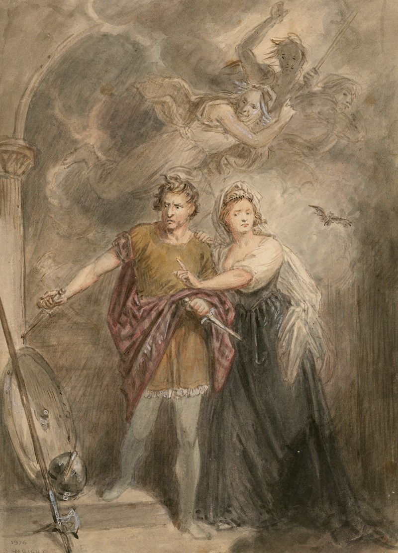 John Massey Wright - Scenes from Macbeth 4