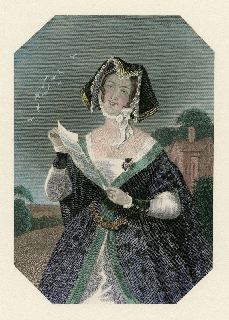 Joseph Kenny Meadows - Mistress Ford, Shakspeare gallery, [character in Shakespeare’s] Merry wives of Windsor