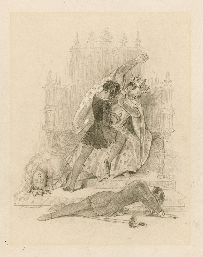 Joseph Kenny Meadows - Scene from Hamlet