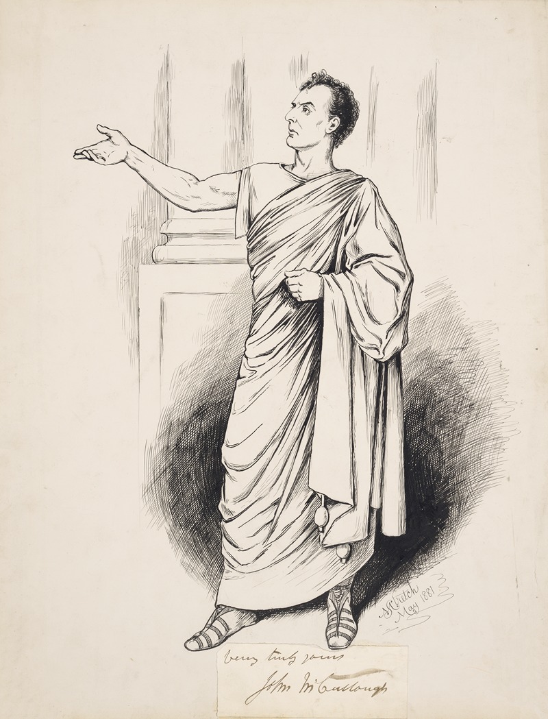 Matt Stretch - John McCullough as Virginius in Knowle’s tragedy of that name