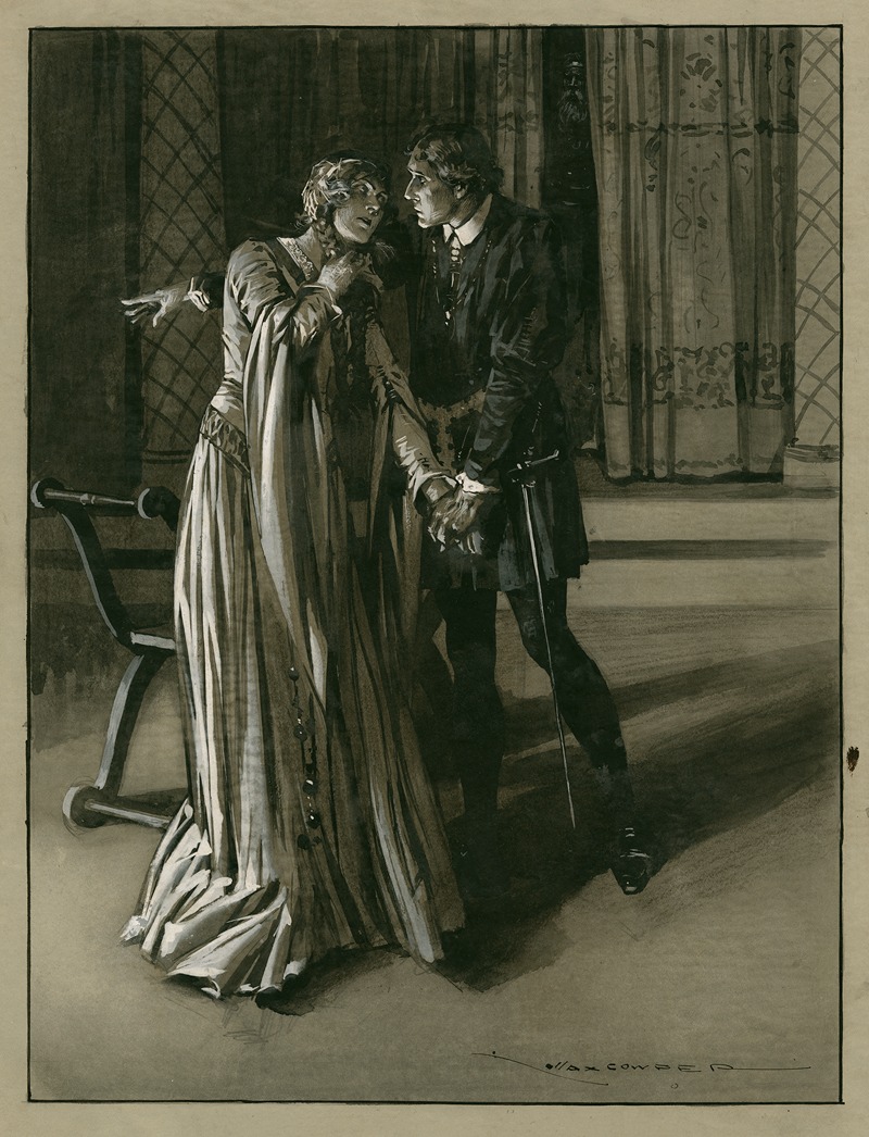 Max Cowper - Hamlet ; Ophelia, act III, scene 1, Hamlet; ‘Get thee to a nunnery, why would’st thou be a breeder of sinners’