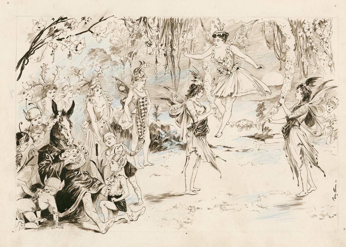 Phil Ebbutt - Midsummer night’s dream, act III, sc. 1, Titania and the fairies