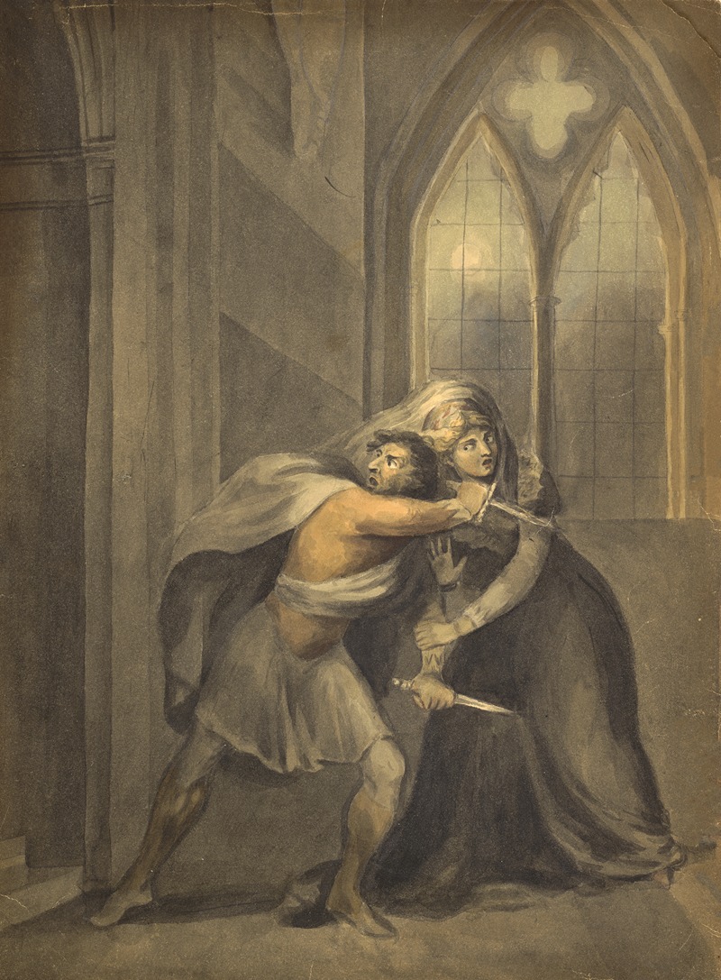 Richard Westall - Macbeth and Lady Macbeth after the death of Duncan