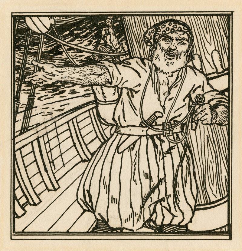 Robert Anning Bell - Illustration to act 1, scene 1 of Bell’s edition of The tempest