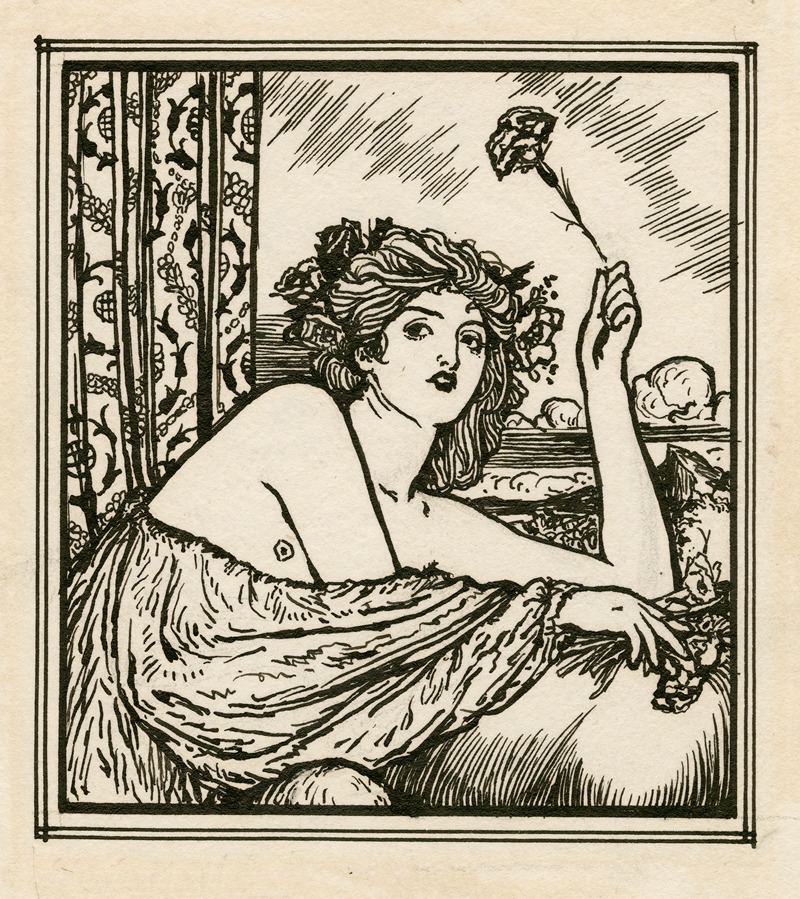 Robert Anning Bell - Illustration to act 1, scene 2 of Bell’s edition of The tempest