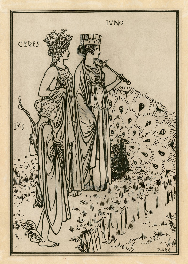 Robert Anning Bell - Juno, Ceres, Isis