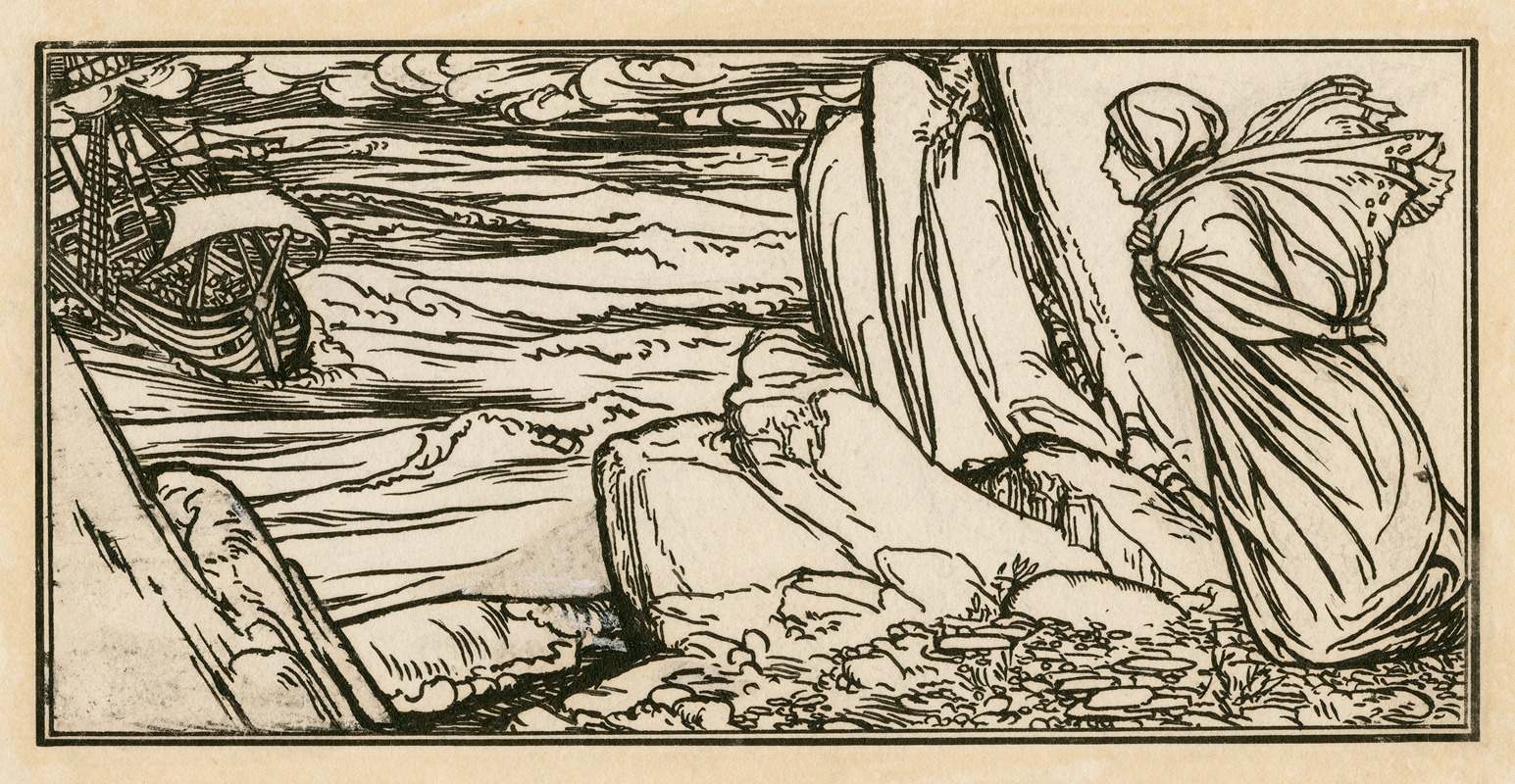 Robert Anning Bell - The Tempest; Act 1, scene 1