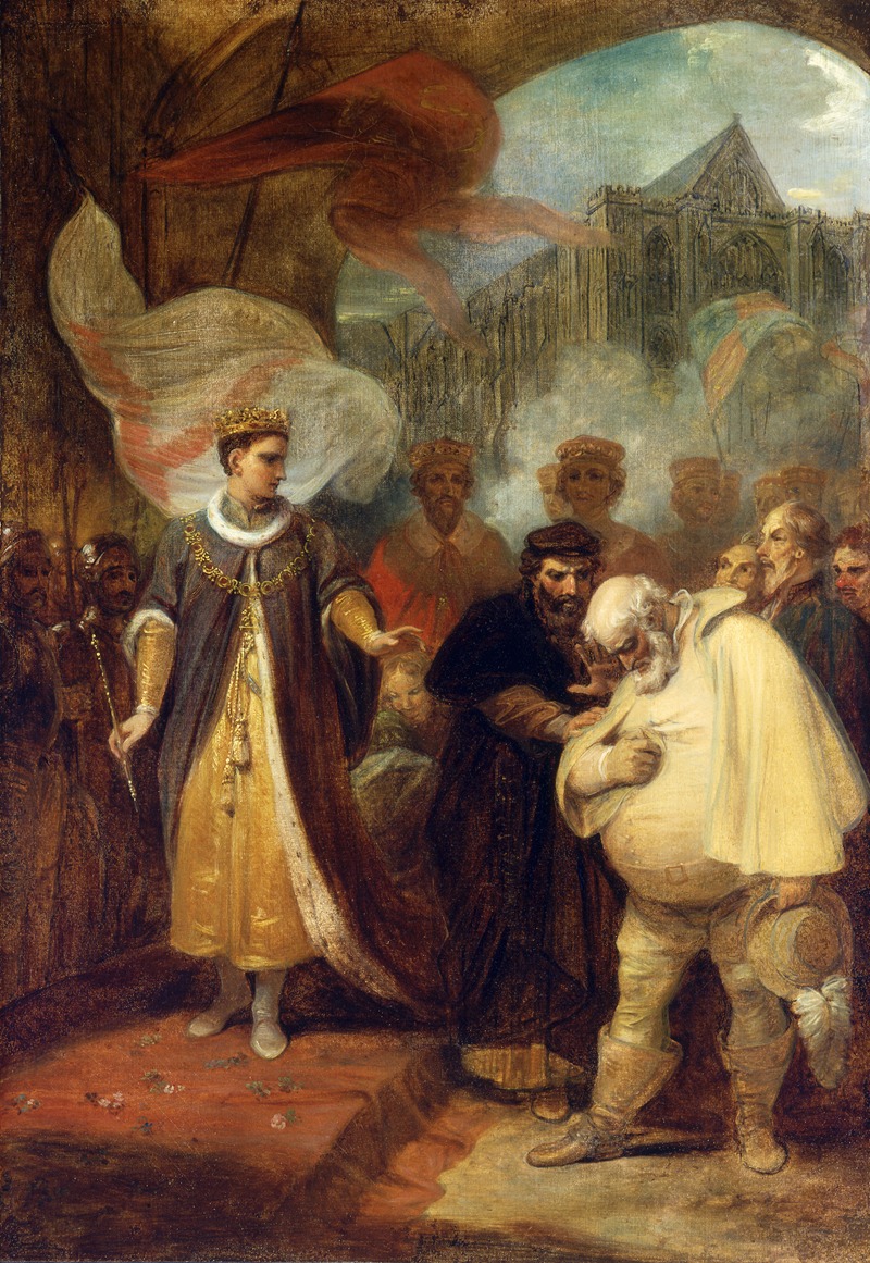 Robert Smirke - Falstaff rebuked