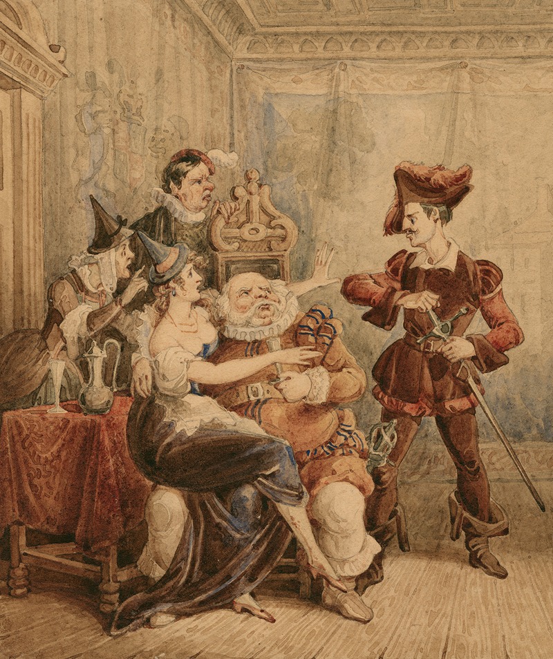 Robert Smirke - Merry wives of Windsor, I, 3