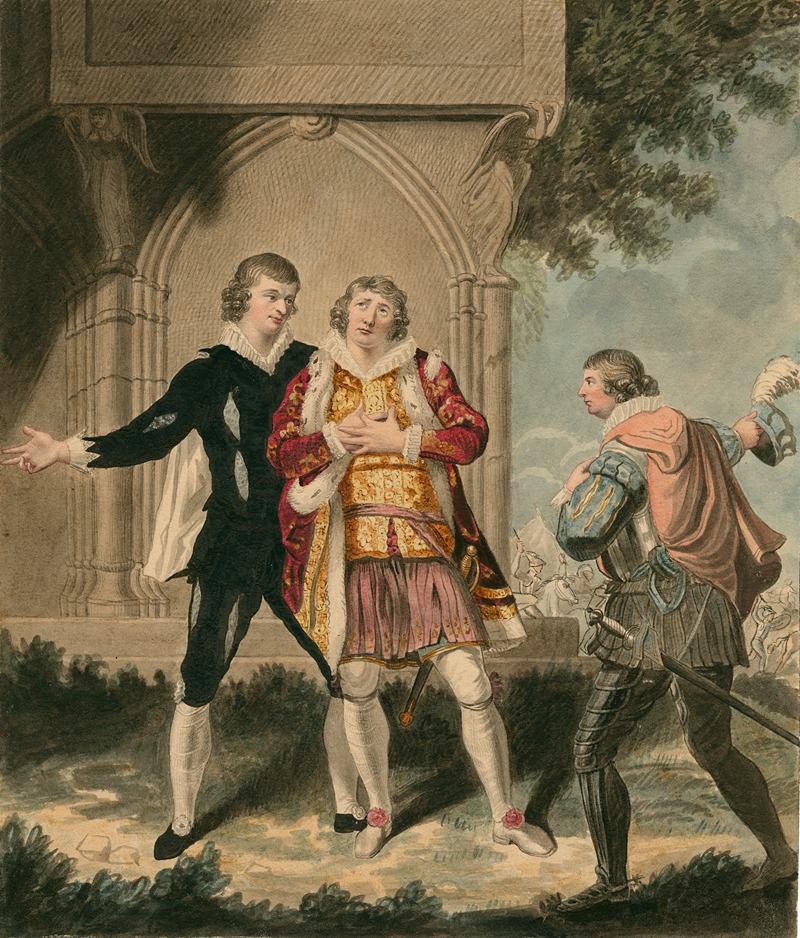 Sylvester Harding - King John, with Messers Powell, Bensley and J. R. Smith