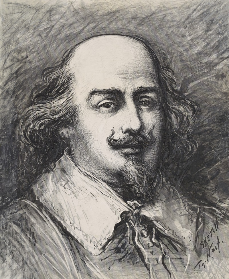 Thomas Nast - Portrait of Shakespeare