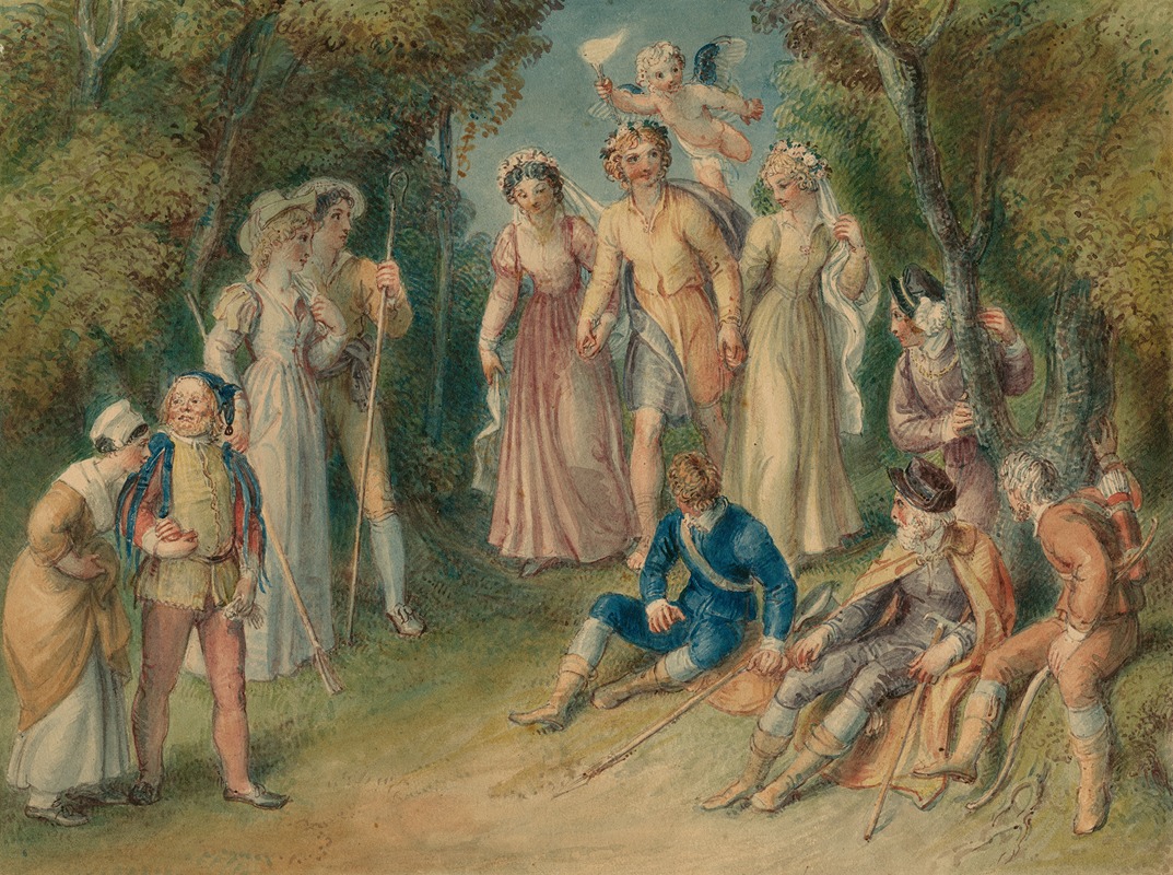 Thomas Stothard - As you like it, act V, sc. 4