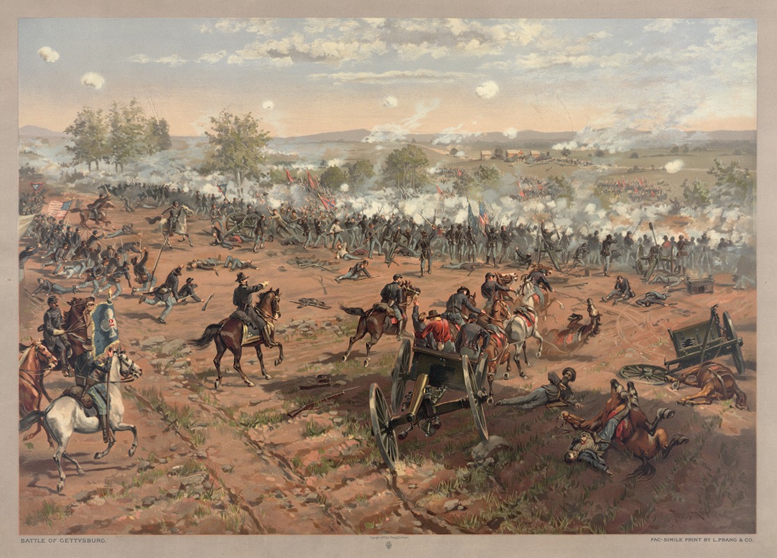 Thure de Thulstrup - Battle of Gettysburg