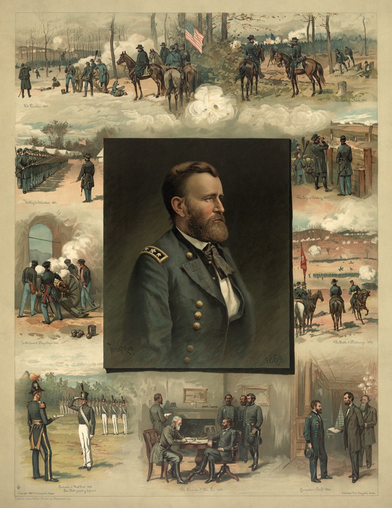 Thure de Thulstrup - Ulysses S. Grant from West Point to Appomattox