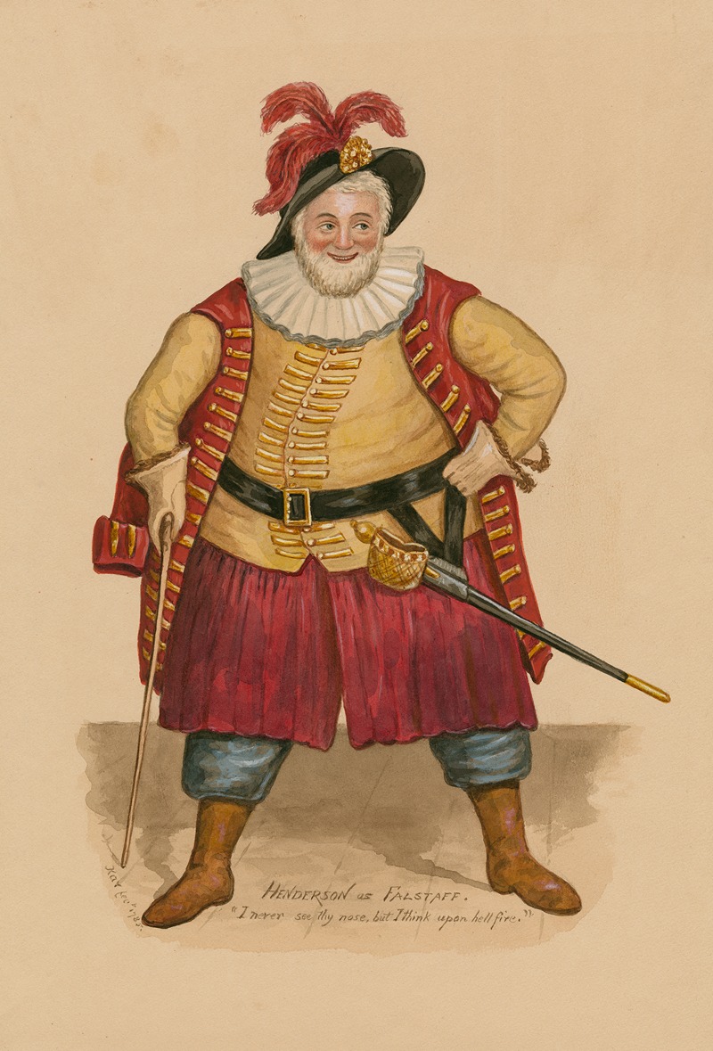 Victor Moblard - Henderson as Falstaff