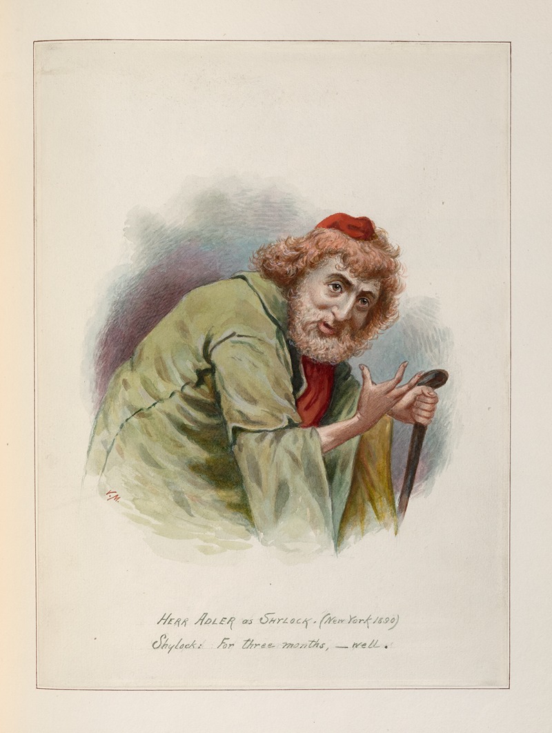 Victor Moblard - Herr Adler as Shylock