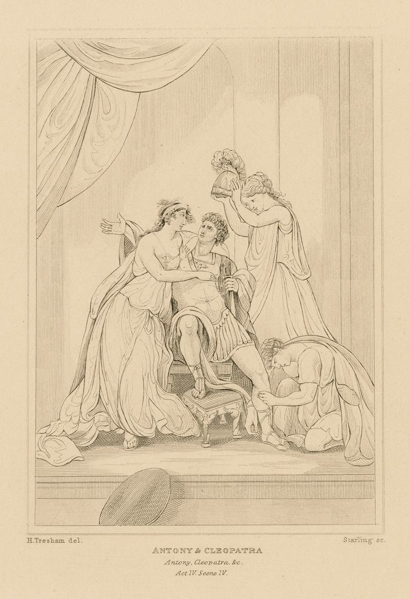 William Francis Starling - Antony & Cleopatra, act IV, scene IV