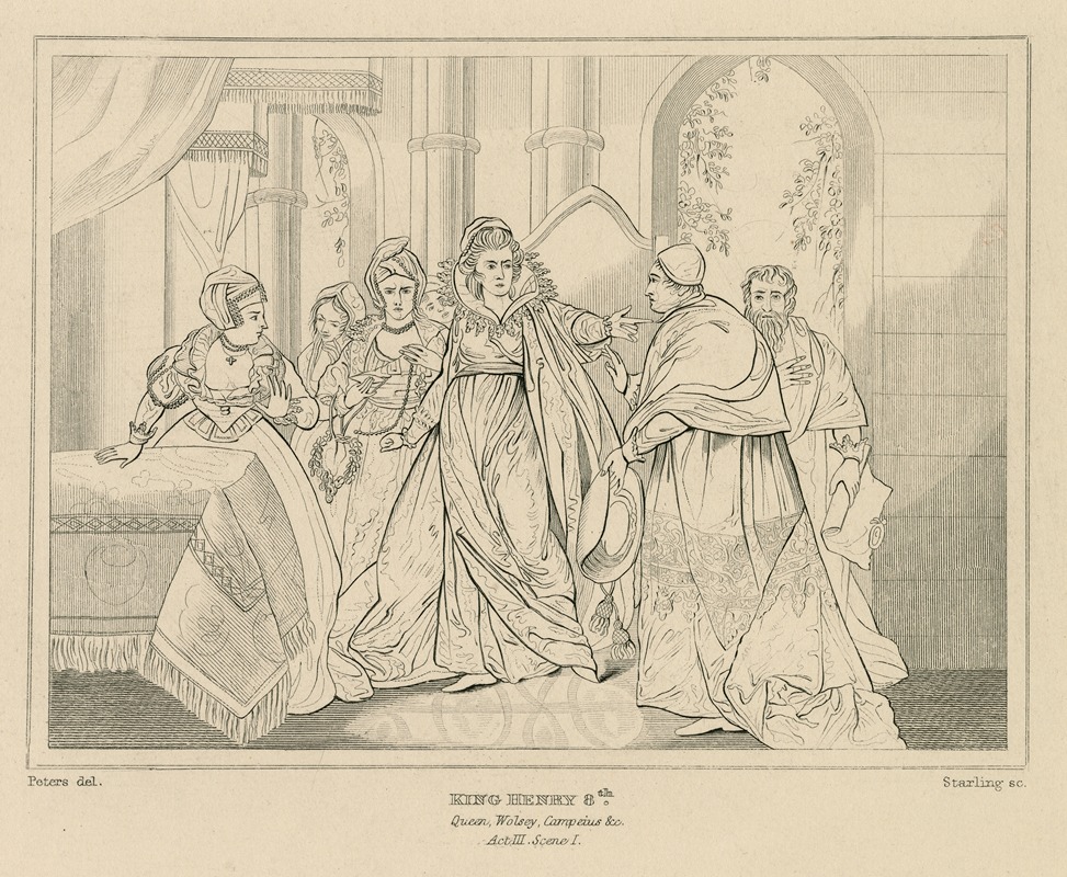 William Francis Starling - King Henry 8th, act III, scene I