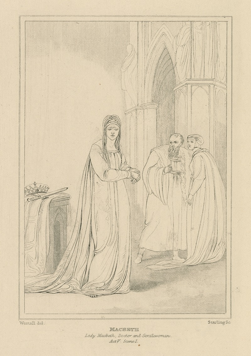 William Francis Starling - Macbeth, act 5, scene 1