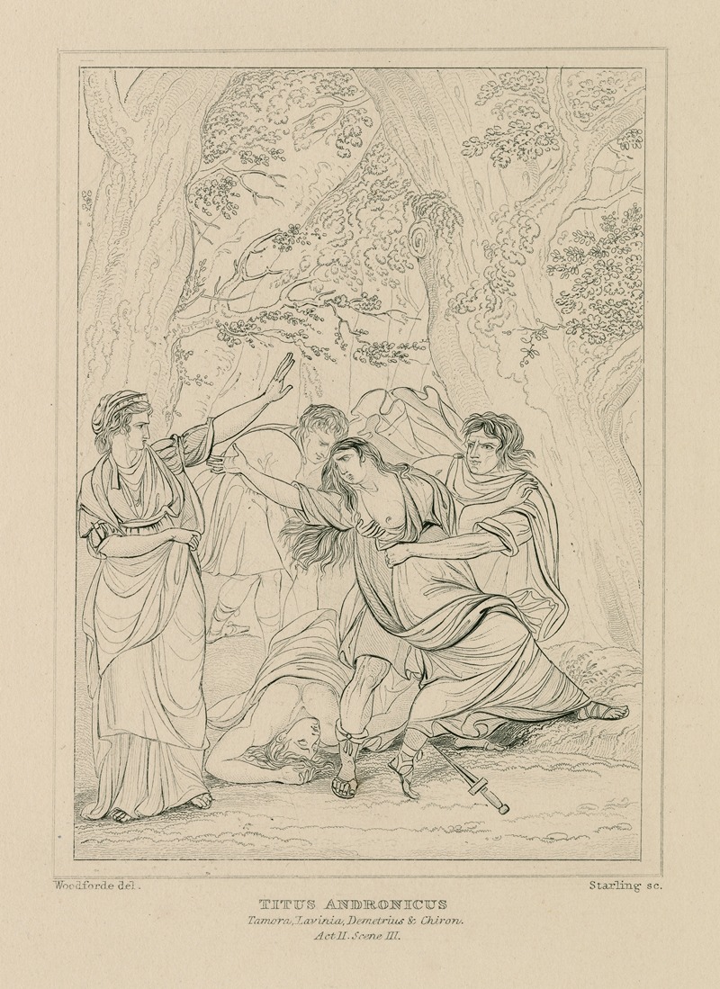 William Francis Starling - Titus Andronicus, act II, scene III