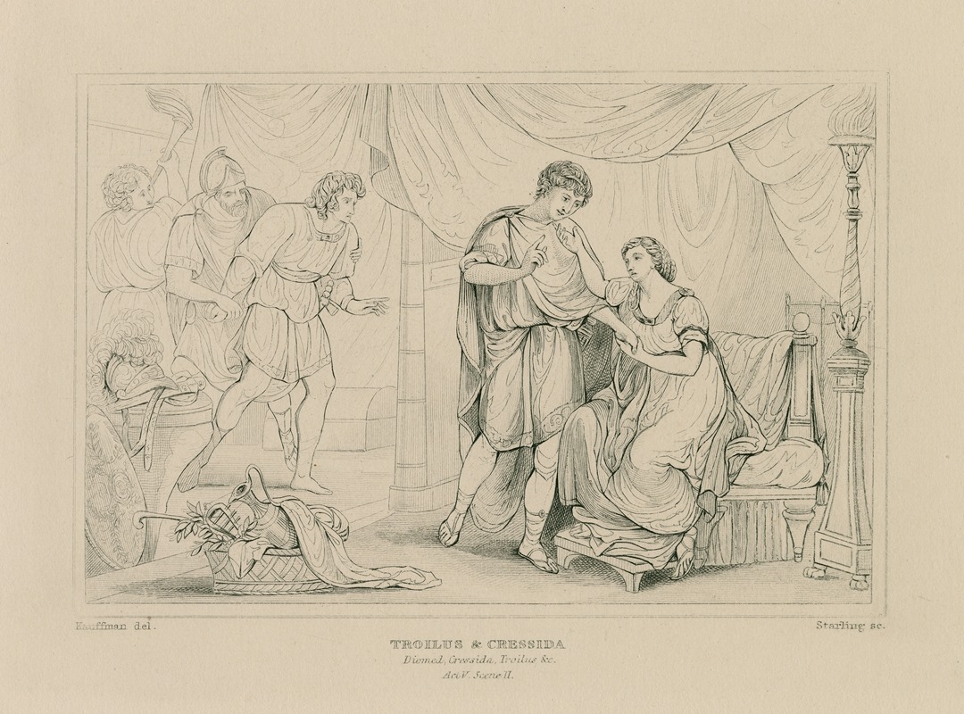 William Francis Starling - Troilus & Cressida, Ulys; ‘You shake, my Lord, at something, will you go; You will break out,’ act V, sc. 2