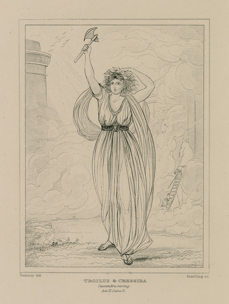 William Francis Starling - Troilus and Cressida … Cassandra raving, act 2, sc. 2