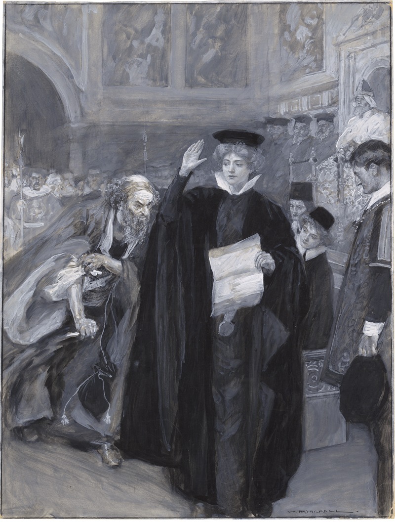 William Hatherell - Merchant of Venice, Portia as played by Miss Violet Vanbrugh