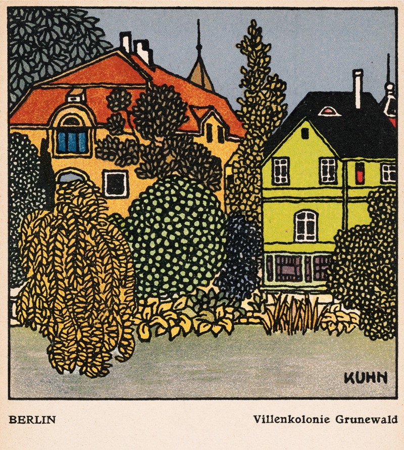 Franz Bernhard Kuhn - Nr. 430: Berlin, Villenkolonie Grunewald