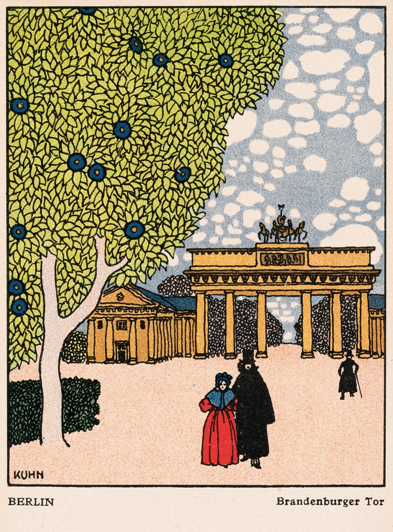 Franz Bernhard Kuhn - Nr. 436: Berlin, Brandenburger Tor