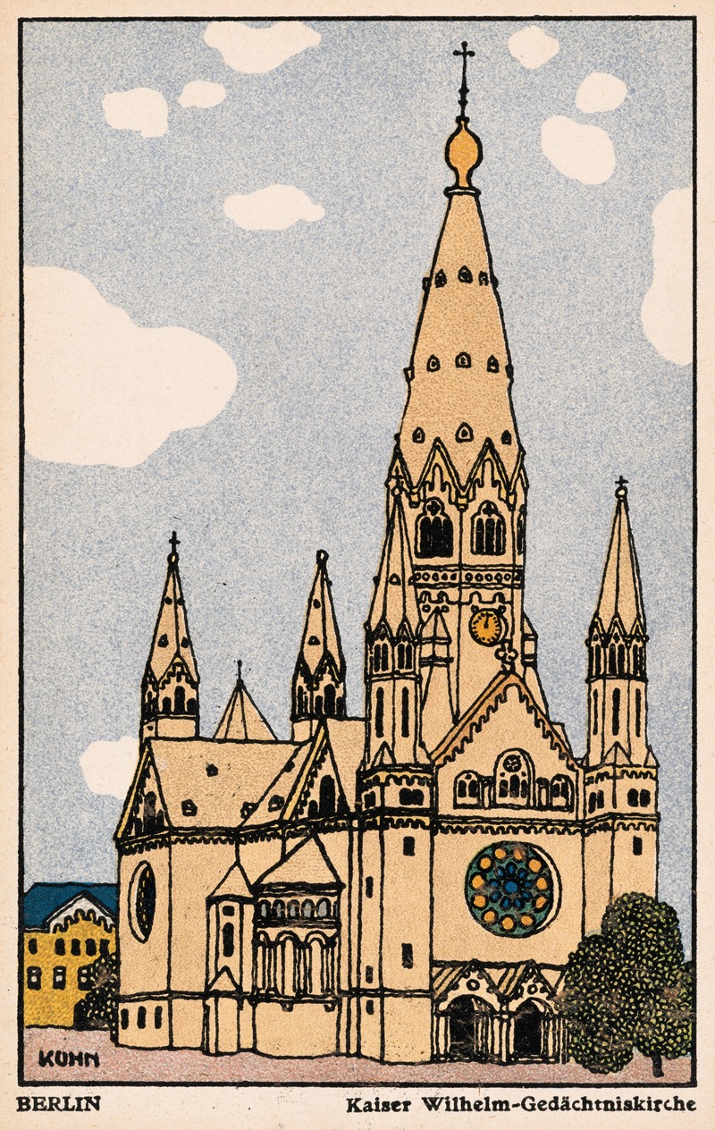 Franz Bernhard Kuhn - Nr. 441: Berlin, Kaiser Wilhelm-Gedächtniskirche